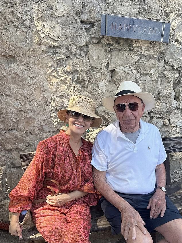 James did not attend the 90th birthday celebrations for his father and wasn¿t there this summer while the tycoon was wooing the new love in his life, Elena Zhukova. (Pictured, Rupert Murdoch and molecular biologist Elena Zhukova)