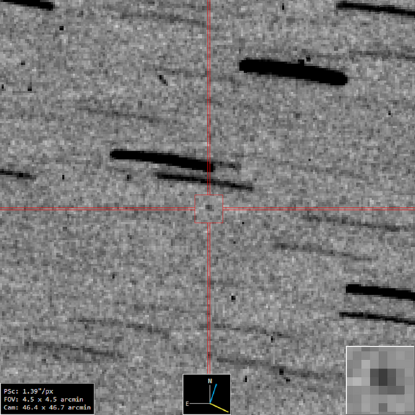 Die erste Sichtung von OSIRIS-REx im Anflug auf die Erde