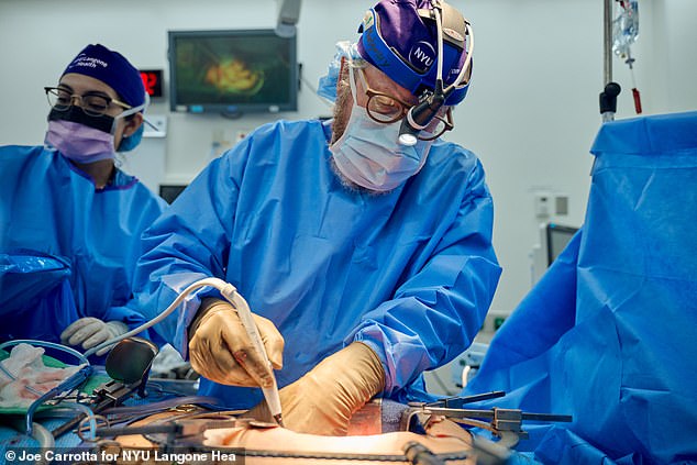 Dr. Robert Montgomery (im Bild), der die Operation durchführte, war selbst Empfänger einer Herztransplantation