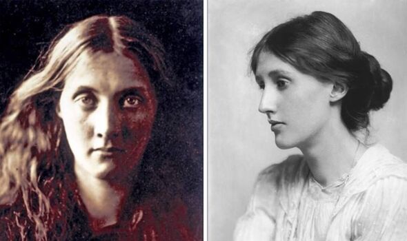 Julia Stephen.  Einschub, Tochter Virginia Woolf im Jahr 1902