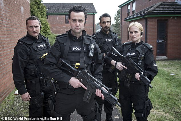 Biggest role? Mays played errant firearms officer Daniel Waldron in the third series of BBC drama Lind of Duty