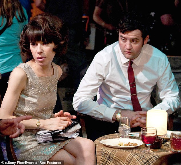 Mays pictured with Sally Hawkins on the set of Made in Dagenham, which was released in 2010. Mays played Eddie O'Grady, the husband of Rita - who led the fight for equal pay in Ford's Essex factory