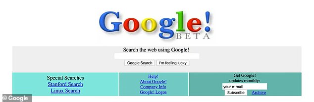Google Beta: So sah die weltberühmte Suchfunktion des milliardenschweren Unternehmens vor 25 Jahren aus
