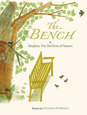 Meghan sat down with students at the elementary school to read them her new children's book, The Bench, published in 2021