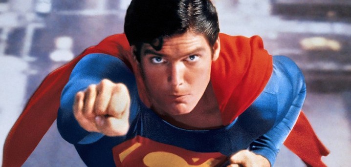 Superman fliegt herein "Superman: Der Film."