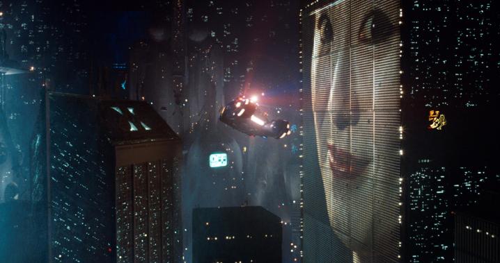 Die Skyline von Los Angeles "Blade Runner."