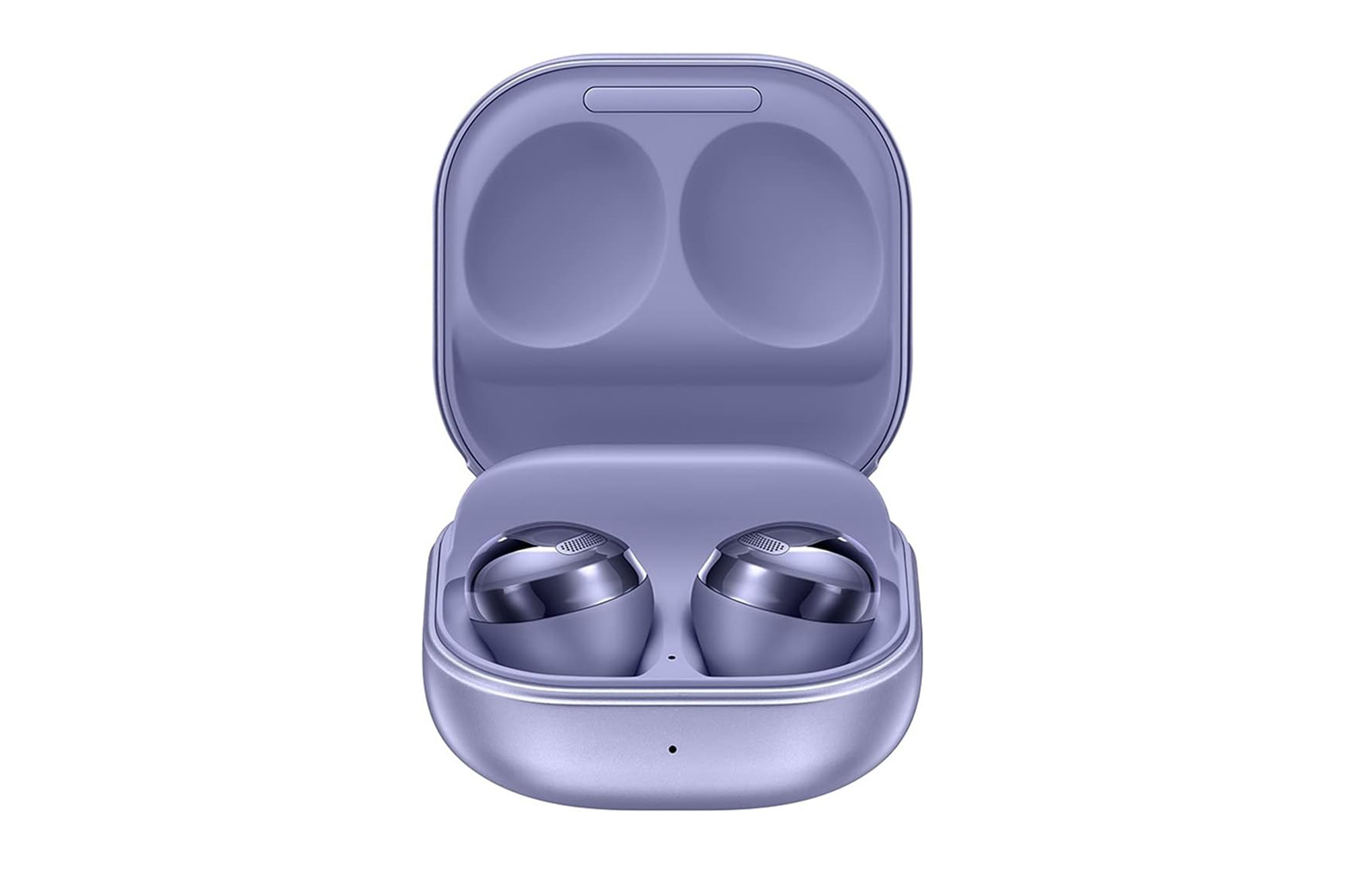 Ein Fall von violetten Ohrhörern