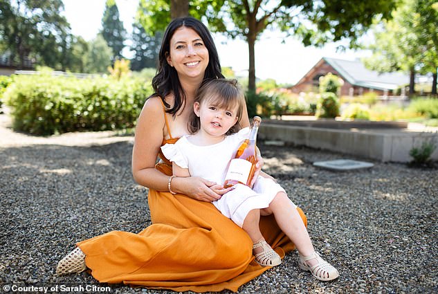 Mrs Citron, who co-owns Bricoleur Vineyards in Sonoma, California, has been placed into medically induced menopause for the next 10 years, making it significantly more difficult to try for a sibling for her two-and-a-half-year-old daughter, Isla Rose