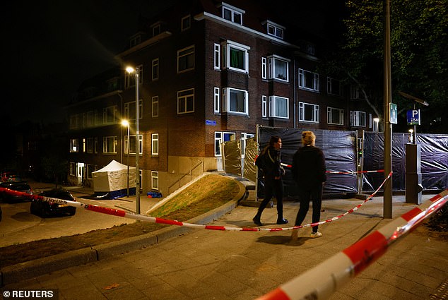Dutch cops are currently working at the home that Marlous and her and daughter were shot at