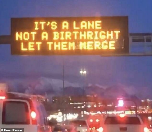 Die Behörden in Utah waren offensichtlich verärgert darüber, dass die Leute den Verkehr nicht zusammenführen ließen, und dachten, dass Sarkasmus ausreichen könnte