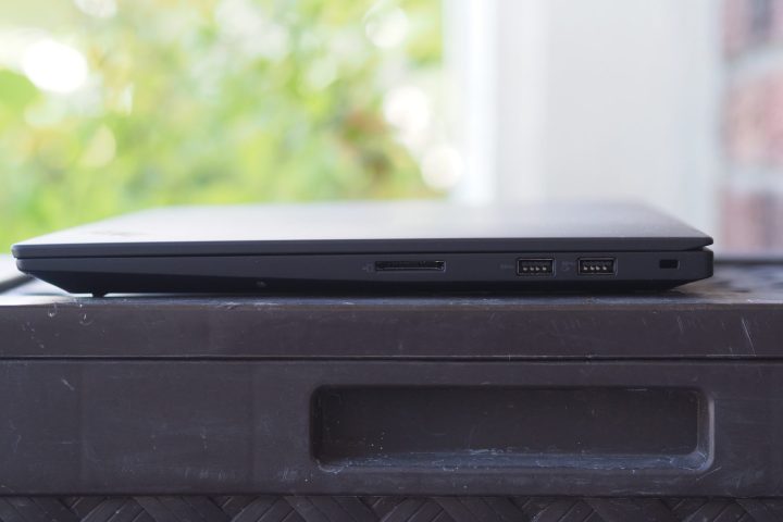 Lenovo ThinkPad P1 Gen 6 right side view showing ports.