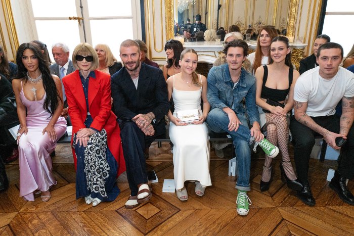 Victoria Beckham verkündet während der Paris Fashion Week Show 345, dass Kim Kardashian eine ihrer Musen ist