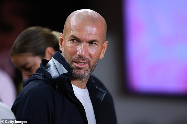 Zinedine Zidane war in den Vereinigten Staaten, um Inter Miami im Finale des US Open Cup zu sehen