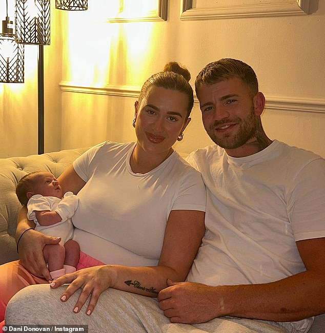Babyfreude: Dani Donovan hat ihr erstes Kind mit ihrem Partner Rocky Oliver begrüßt