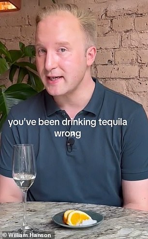 „Tequila lässt sich am besten schlürfend genießen – wenn man ihn herunterschießt, erhält er nicht den Respekt, den er verdient“, sagt Etikette-Experte William Hanson