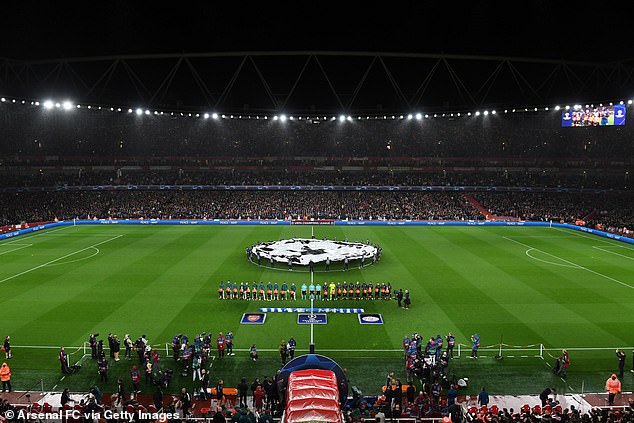 Das Emirates Stadium wurde gemäß den UEFA-Regeln in Arsenal Stadium umbenannt