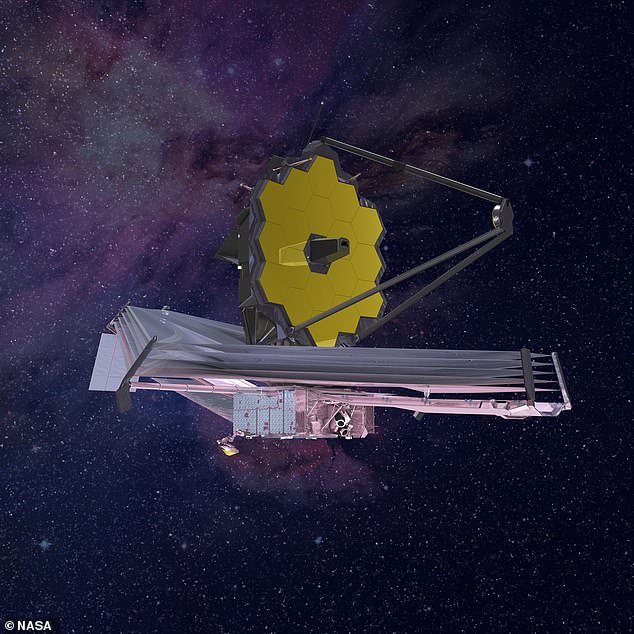 Weitere Analysen erforderlich: Trotz der Aufregung haben Wissenschaftler jedoch betont, dass weitere Beobachtungen mit dem James Webb-Weltraumteleskop (im Bild) erforderlich sein werden, um das Vorhandensein von DMS zu bestätigen