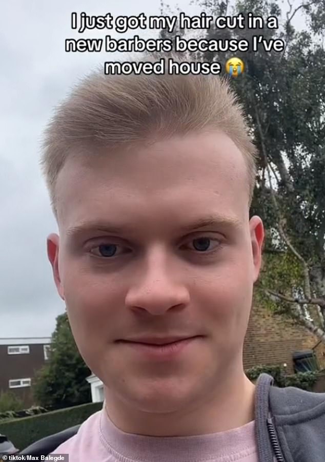 Der 23-jährige Internet-Persönlichkeit Max Balegde aus Lancashire nutzte seinen TikTok-Account, der 3,5 Millionen Follower hat, um den Fans die Ergebnisse seines neuen Haarschnitts zu zeigen