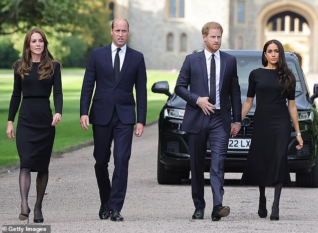 Der Prinz und die Prinzessin von Wales haben sich gegenüber der Möglichkeit, dass ein Streit mit Prinz Harry und Meghan Markle geklärt werden kann, „verschlossen“, sagte ein königlicher Experte