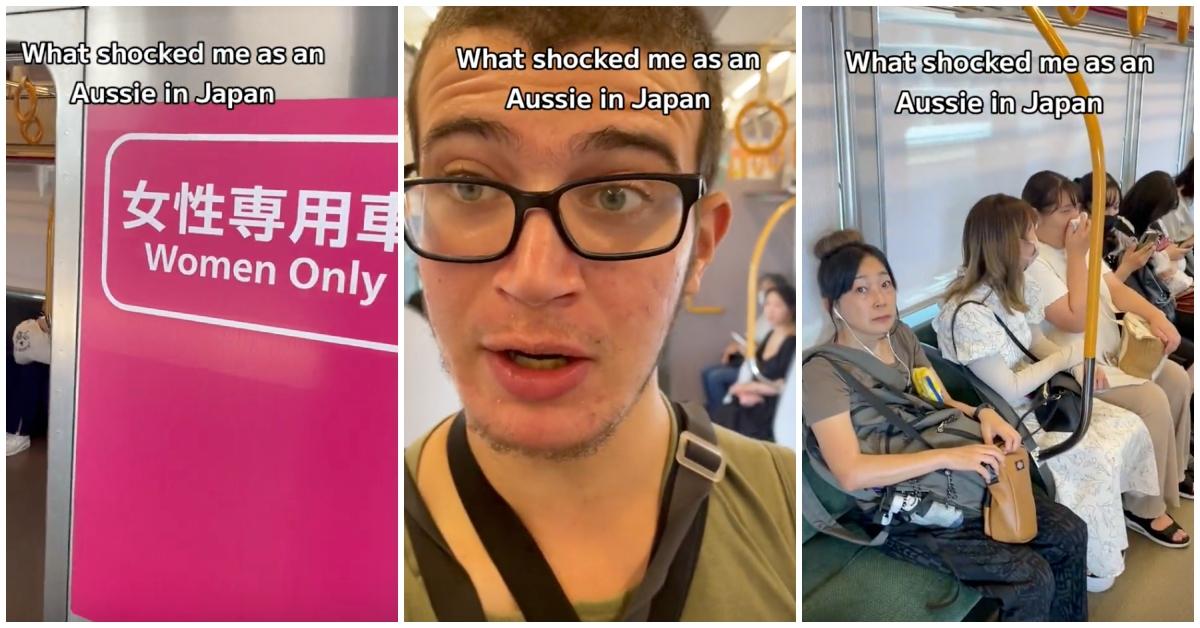 Ein Australier stieg in Japan in einen Eisenbahnwaggon nur für Frauen ein, um ein Video aufzunehmen