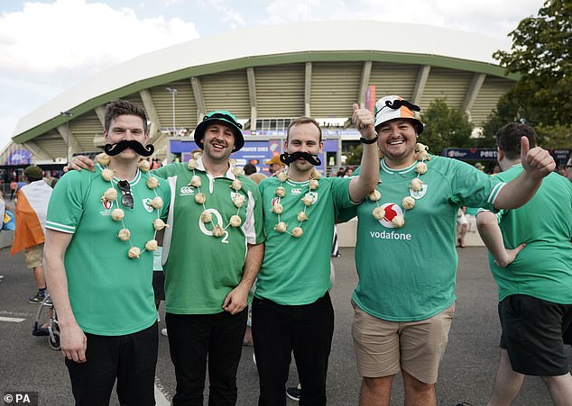 Nantes ist kein natürliches Rugby-Territorium, aber die irischen Fans wurden herzlich willkommen geheißen