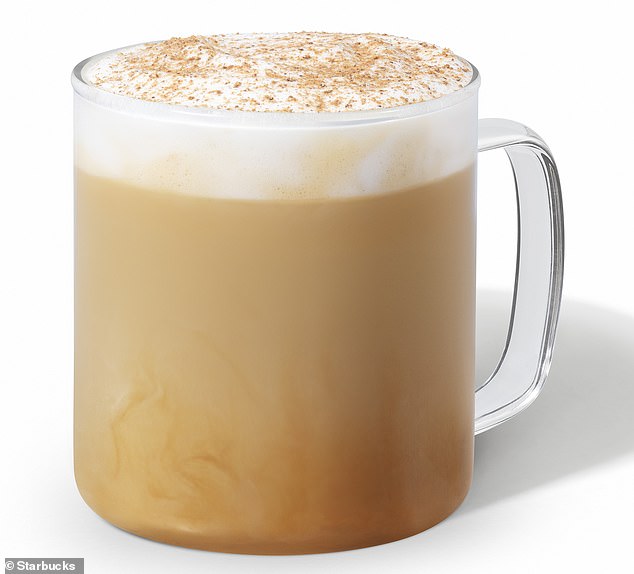 Starbucks UK hat die Rückkehr seines legendären Pumpkin Spice Latte angekündigt.  Das saisonale Getränk wird ab dem 7. September erhältlich sein (Bild: Starbucks Pumpkin Spice Latte)