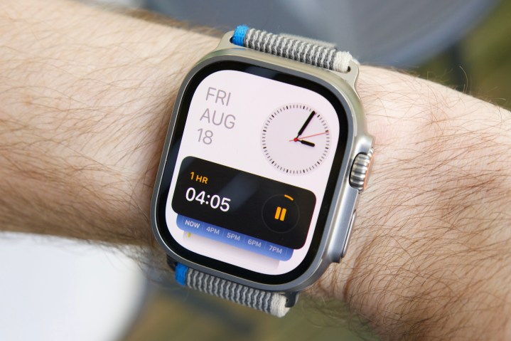 watchOS 10 läuft auf einer Apple Watch Ultra.