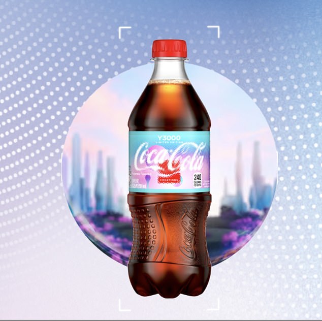 Das limitierte Y3000-Getränk rühmt sich mit einem „futuristischen Geschmack“ (Coca Cola)