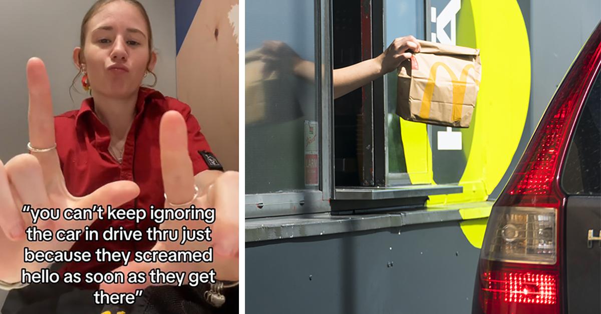 "Ich lasse sie warten" — McDonald's-Mitarbeiter ignoriert Drive-Thru-Kunden, die "Schrei Hallo" Bevor sie bereit ist