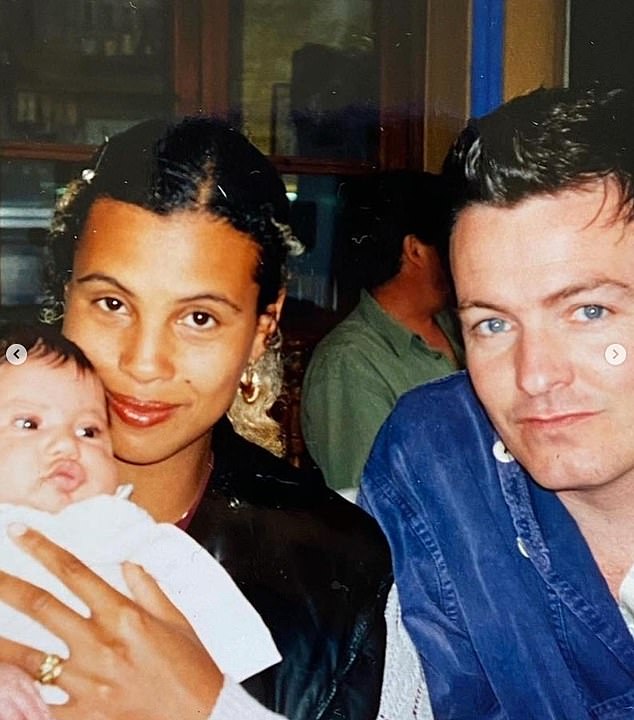 Mabel's blossoming musical career didn't come without the help of her famous parents: Swedish singer Neneh Cherry (left) and singer songwriter Cameron McVey (right)
