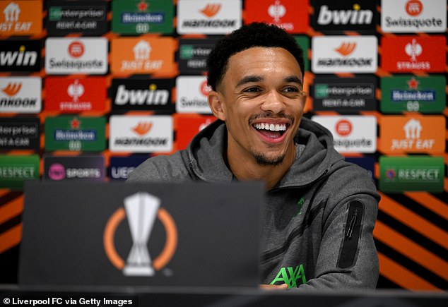 Trent Alexander-Arnold joked 'what happened?' when quizzed about whether he and his Liverpool team-mates had discussed the weekend's controversy