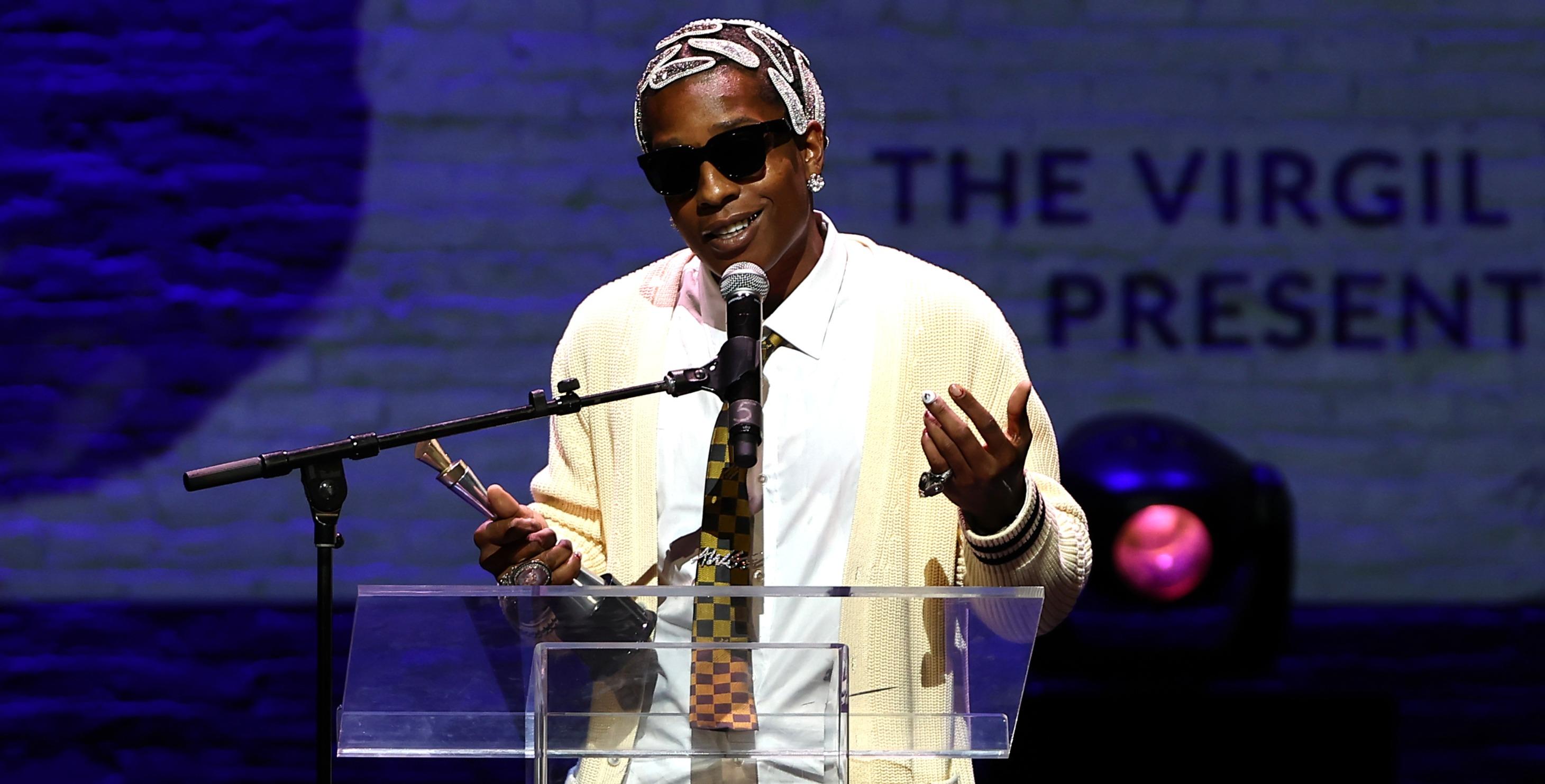 A$AP Rocky erhält den Virgil Abloh Award während der 16. jährlichen Harlem's Fashion Row Fashion Show