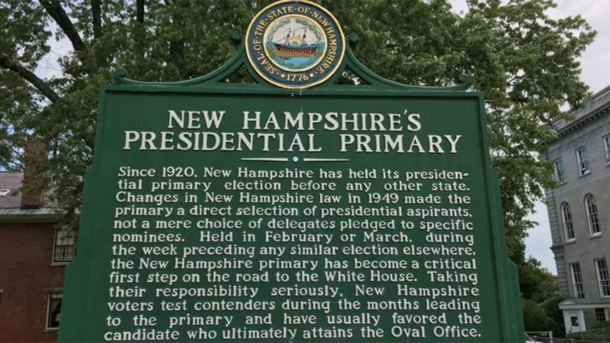 Hauptschild von New Hampshire