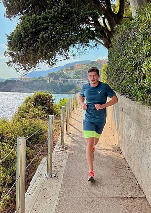 Verstappen has shared videos of him jogging in the local neighbourhood