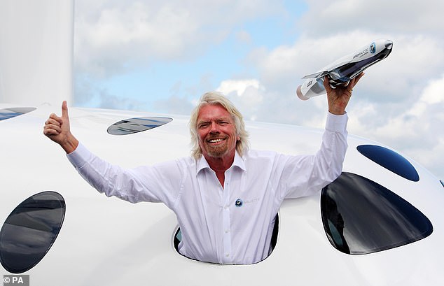 Verstappen reportedly bought his private jet off Richard Branson (pictured) for £12million