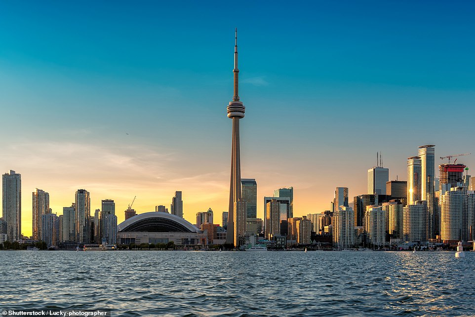 Canada's CN Tower, which stands at a height of 553.33 meters, is an instantly recognizable landmark that dominates the skyline