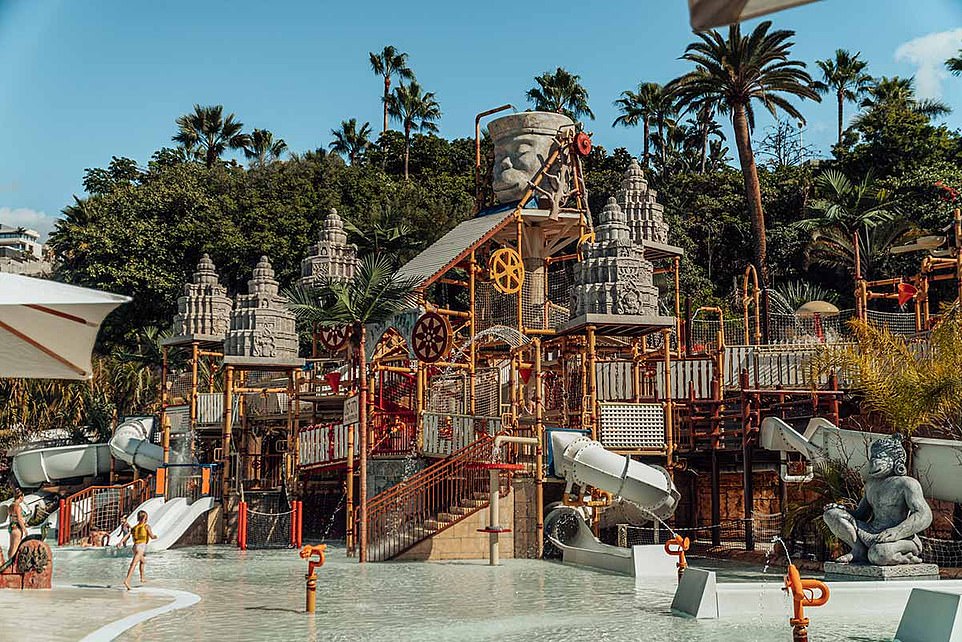 Spain's Siam Park describes itself as a 'captivating paradise' that 'offers thrilling attractions, serene landscapes, and authentic architectural wonders'