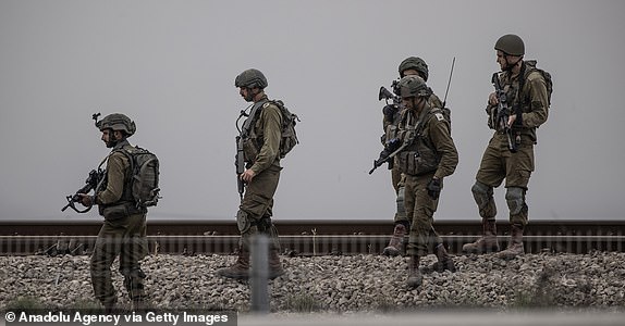 SDEROT, ISRAEL - OCTOBER 09: Israeli army take security measures after Hamas launched Operation Al-Aqsa Flood in Sderot, Israel on October 09, 2023. (Photo by Mostafa Alkharouf/Anadolu Agency via Getty Images)