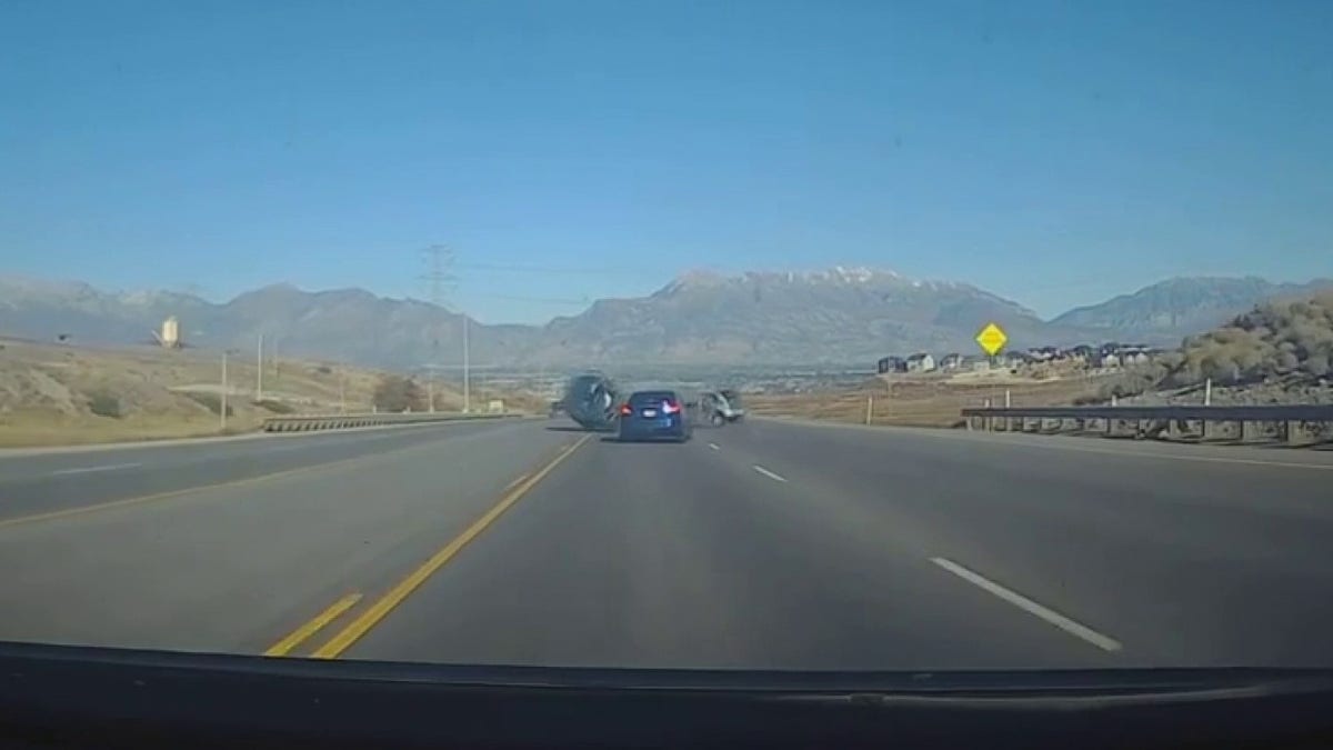 Autounfall in Utah, zweites Fahrzeug fehlt