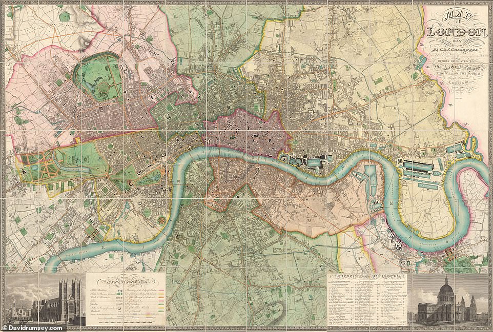 David declares this 1835 map of London by brother cartographers Christopher and John Greenwood as 'amazing'