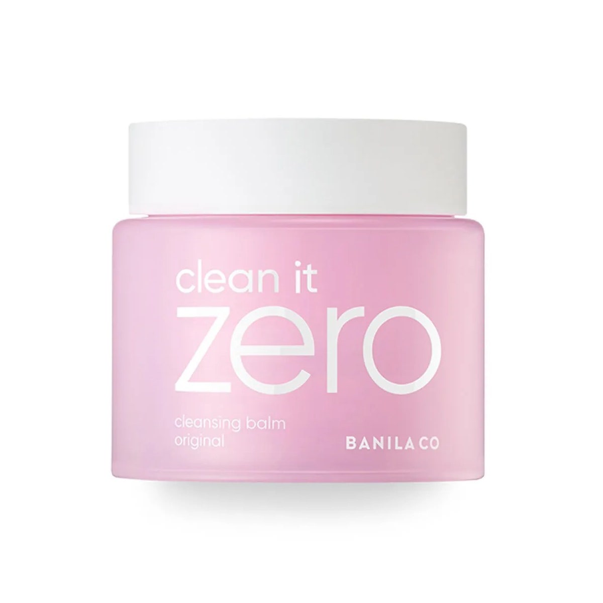 Banila Co Clean It Zero Cleansing Balm rosafarbenes Glas mit weißem Deckel