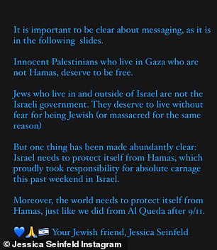 Messaging: Innocent Palestinians who live in Gaza who are not Hamas, deserve to be free. Jews who live in and outside Israel are not the Israeli government. They deserve to live without fear for being Jewish'