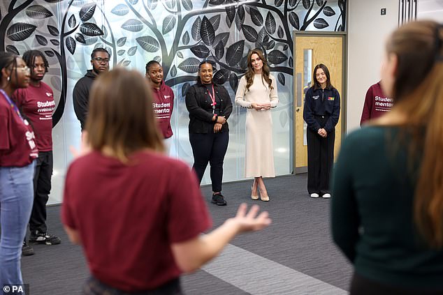 Speaking to the students, Princess Kate joked she would 'love to be a student again' as she reminisced on her St Andrew's days