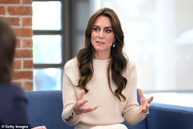 Princess Kate took part in a discussion with students, mentors and university workers, discussing how they look after their mental health