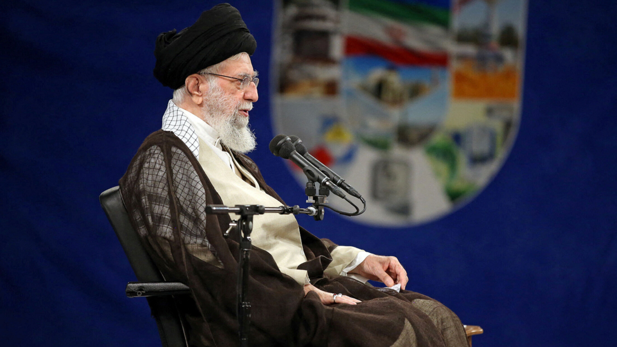 Irans Oberster Führer Ayatollah Ali Khamenei spricht in Teheran