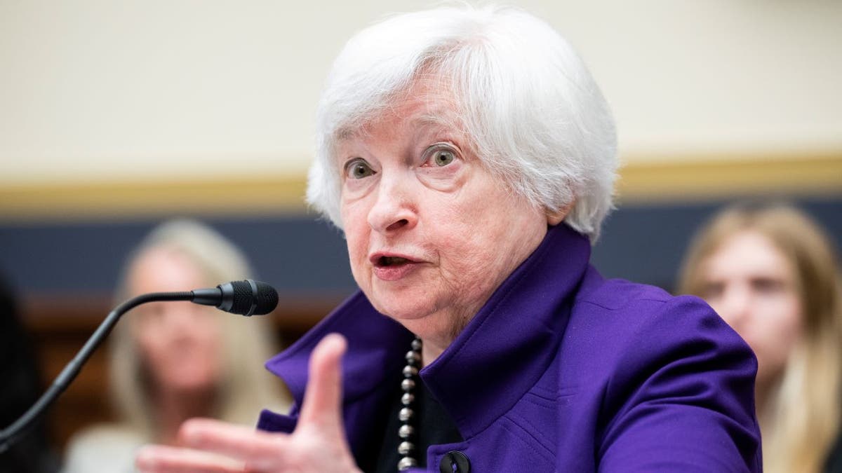 Finanzministerin Janet Yellen spricht im Juni über den Zustand des internationalen Finanzsystems.