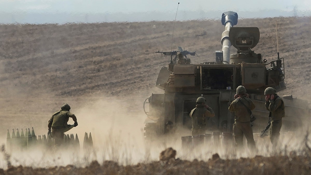 Israelisches Militär in der Nähe des Gazastreifens