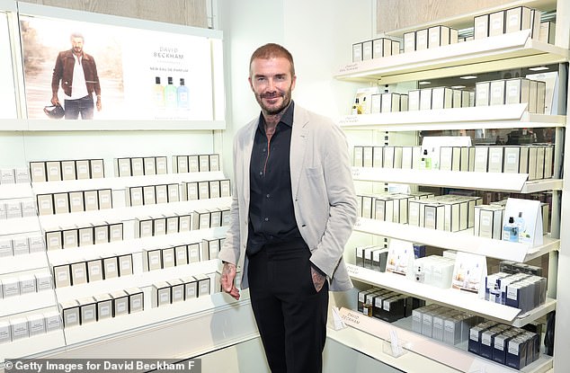 Geschäftssinn: Beckham gilt als Modeikone und der Duft ist das neueste Projekt in seinem Imperium
