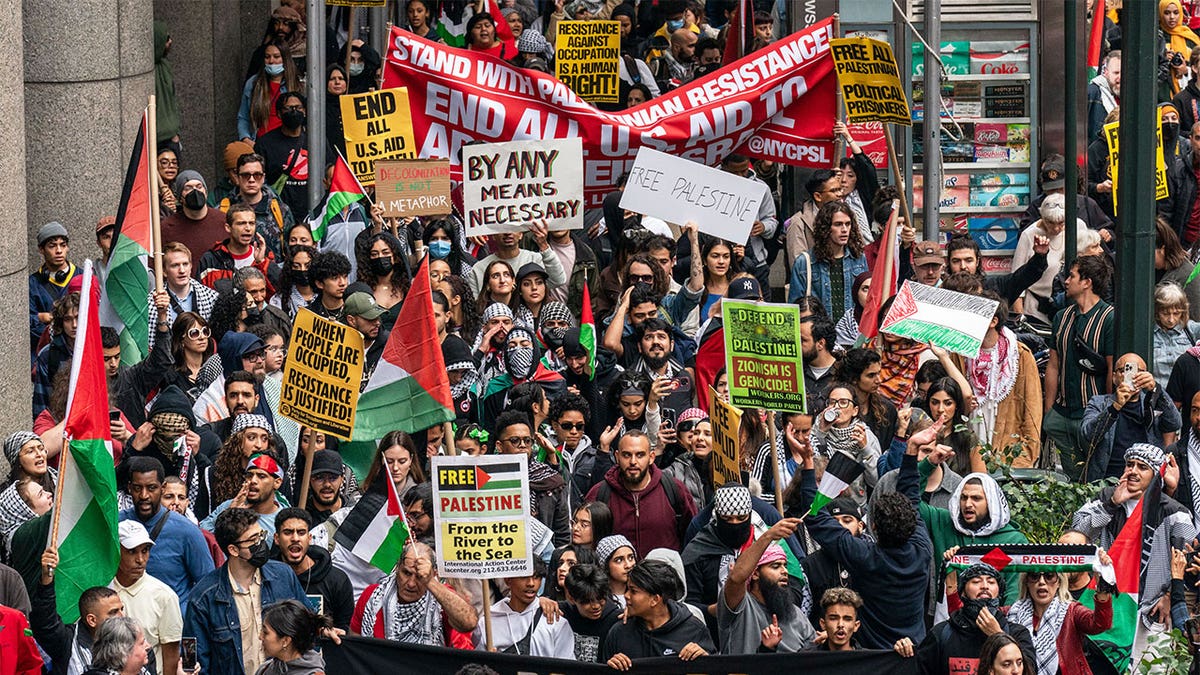Pro-Palästina-Kundgebung in New York City