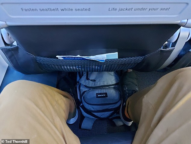 The legroom on the BA A321? 'Distinctly average,' says Ted, 'but fine for a short flight'
